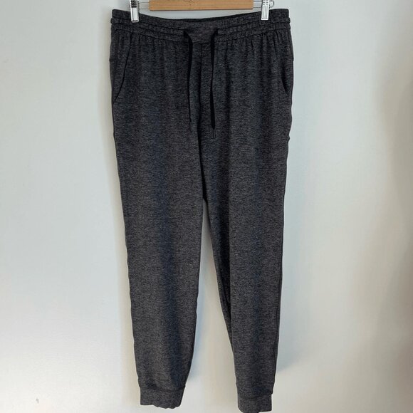 Lululemon Men's Size Large Heathered Grey Soft Jersey Jogger Pants Athleisure - Picture 11 of 12